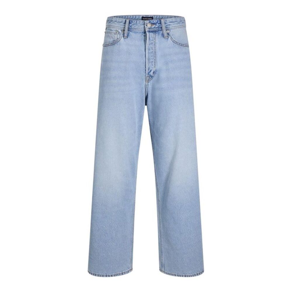 Jack And Jones Mens Denim 5 Pockets Straight Leg Jeans / Blue Denim